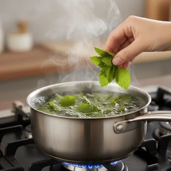 Infusão do chá